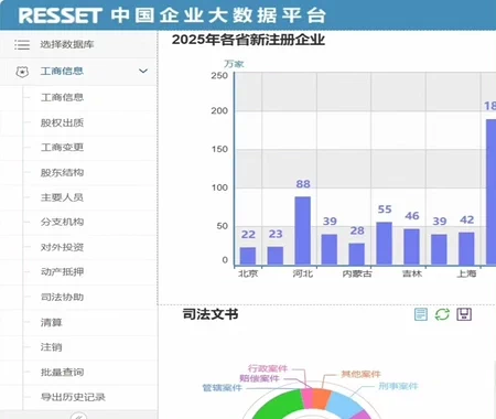 RESSET 锐思数据 企业大数据平台会员订阅